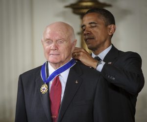 John Glenn Receives Presidential Medal of Freedom