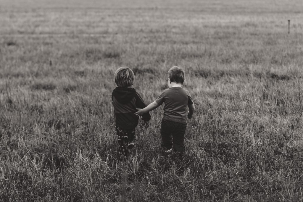 children being kind